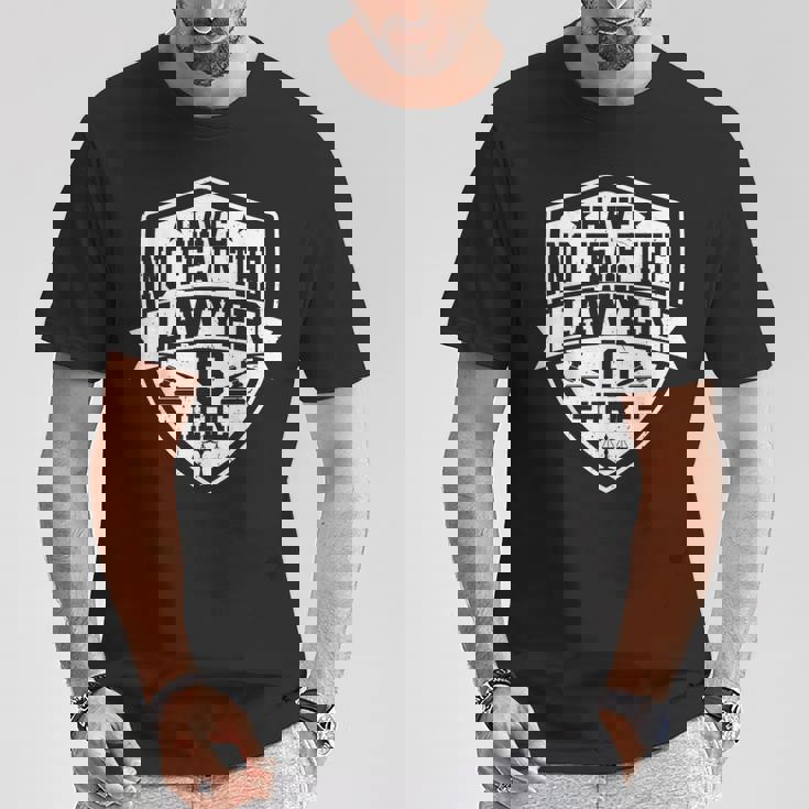 Have No Fear The Lawyer Is Here Lawyer Prosecutor Tシャツ 面白い贈り物
