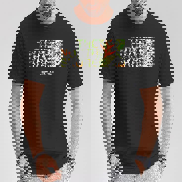 Hawaii Northhore Haleiwa バードオブパラダイス Tシャツ 面白い贈り物