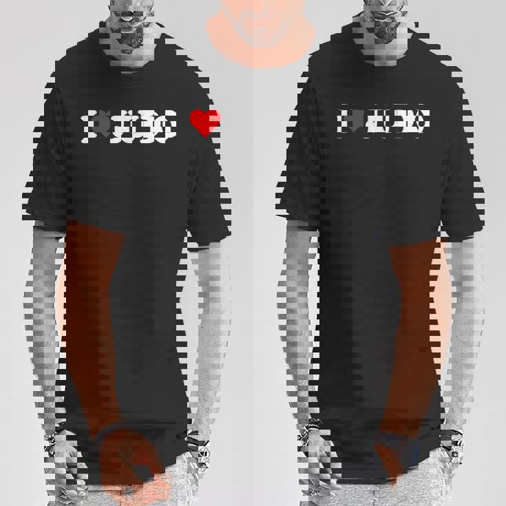 I Heart 柔道 愛 柔道 趣味 恋人 Tシャツ 面白い贈り物