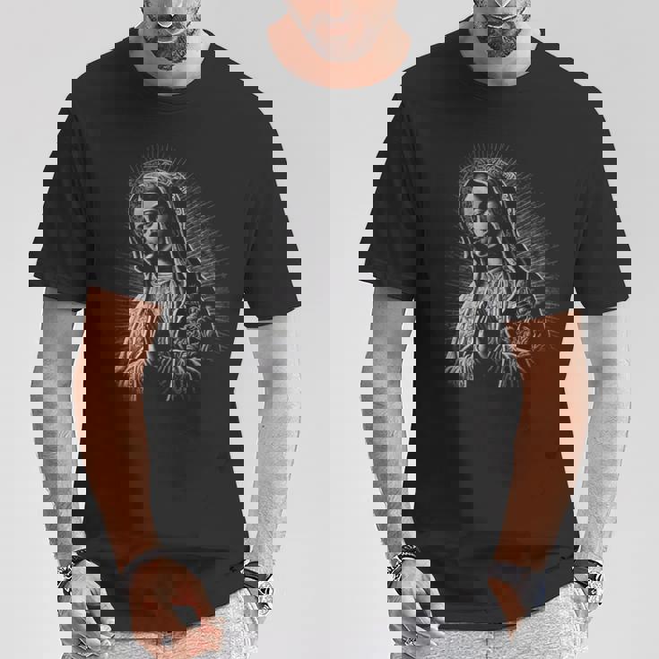 Holy Mary 神の聖母マリア 携帯電話ケース Tシャツ 面白い贈り物