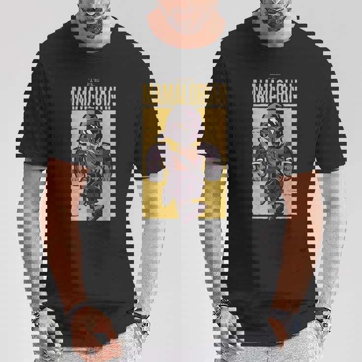 Hombre El Mamalorian Feliz Madres Hustler Día De La Madre Broma Camiseta unisex Regalos divertidos
