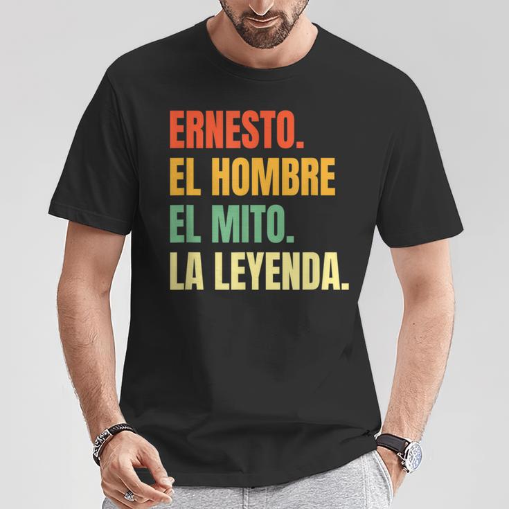 Hombre Nombre Ernesto Cumpleaños Regalo Años Divertido Decoración Camiseta unisex Regalos divertidos