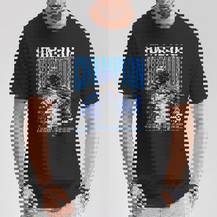 Home Run Champion Teoscar Hernandez Los Angeles Mlbpa Tシャツ 面白い贈り物