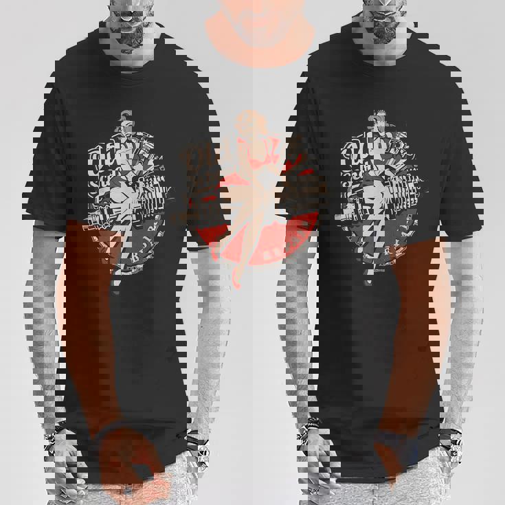 Hot Rod レトロ ヴィンテージ ヴィンテージ 車 ロカビリー オールドスクール Tシャツ 面白い贈り物