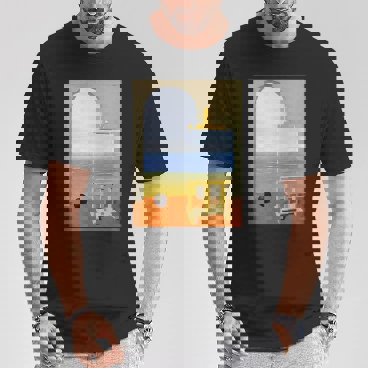 Human Condition Ii ルネ・マグリット作 シュルレアリスム Tシャツ 面白い贈り物