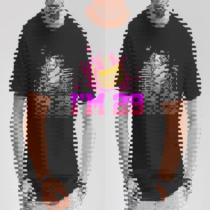 I'm 29Ports バレーボール選手 大人用 29歳の誕生日 Tシャツ 面白い贈り物