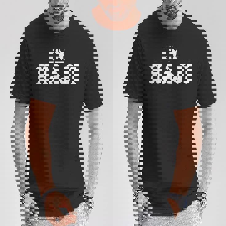 I'm Haji、My Name Is Haji、I Am Haji、パーソナライズ Tシャツ 面白い贈り物