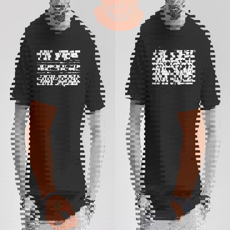 I'm Just Here For Thehortqueeze 面白い株式市場 Tシャツ 面白い贈り物