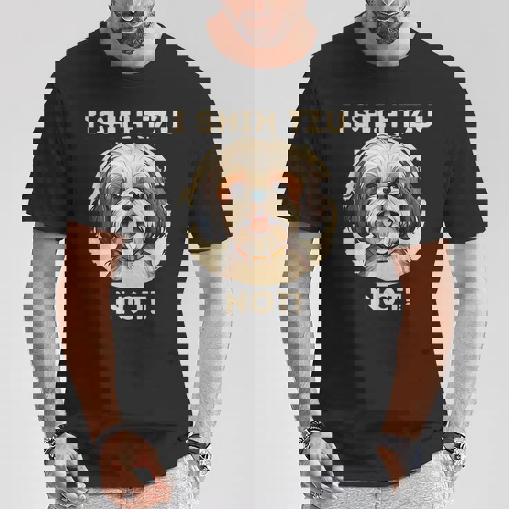 Ihih Tzu Not おもしろシーズー犬 Tシャツ 面白い贈り物
