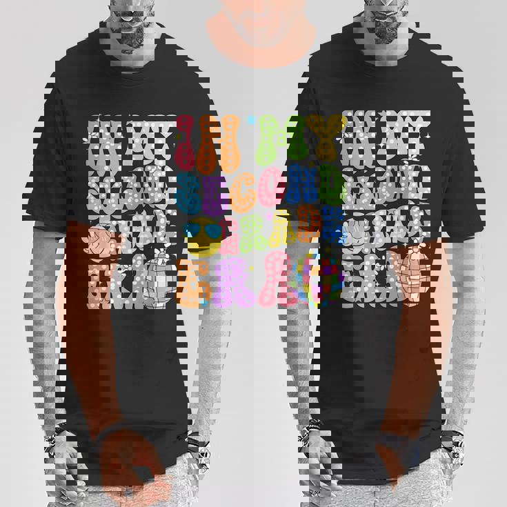 In My 2年生時代 新学期 グルーヴィーハッピー初日 Tシャツ 面白い贈り物