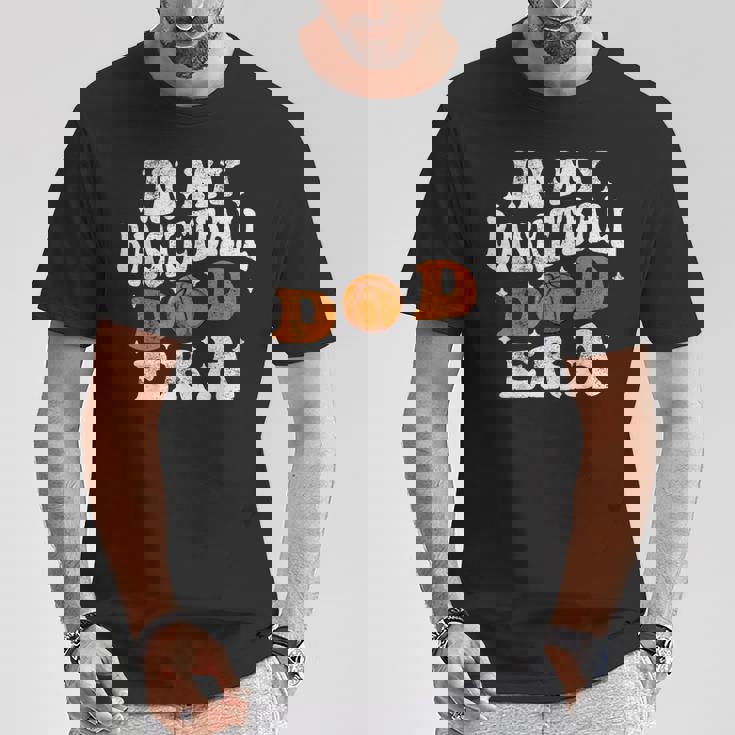 In My Basketball Dad Era プレイヤー バスケットボール お父さん 父の日 Tシャツ 面白い贈り物