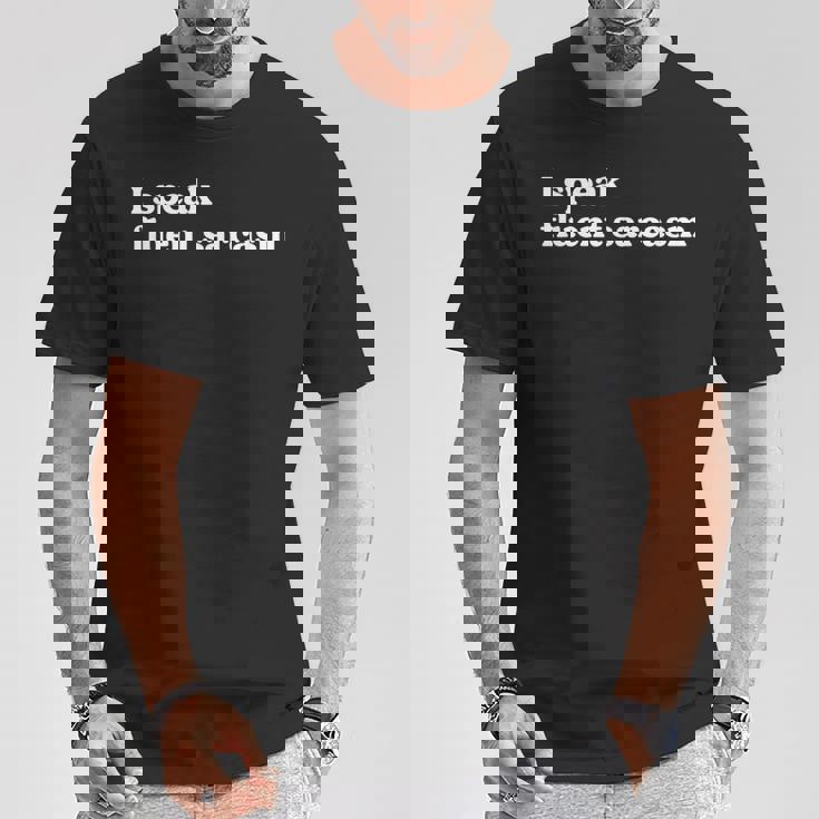 Ipeak Fluentarcasm ユーモアファンのための面白くて機知に富んだグラフィック Tシャツ 面白い贈り物