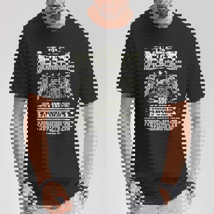It's A Diesel Thing トラッカー トラック ドライバー メカニック 面白い メンズ Tシャツ 面白い贈り物