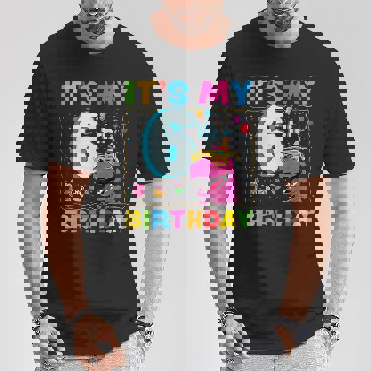 It's My 6Th Birthday Happy 6Ix Year T-Rex 恐竜 面白い Tシャツ 面白い贈り物