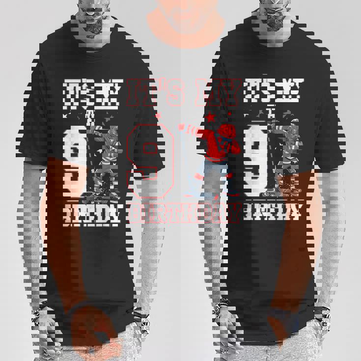 It's My 9Th Birthday 男の子 アイスホッケー ダビング 9歳 Tシャツ 面白い贈り物