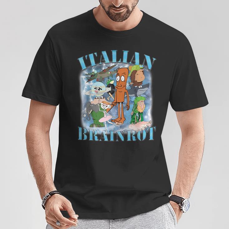 T-shirt Humour Italian Brain Rot Memes - Design Fun Y2K, Coupe Classique, Léger - 6