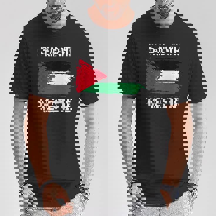 Itand With Palestine ペンダント フリーガザエルサレムモスク Tシャツ 面白い贈り物