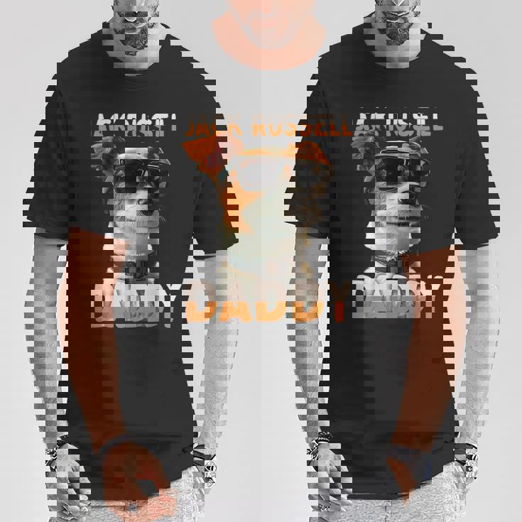 Jack Russell Daddyジャック・ラッセル・パパ・ヴァータグ・パパ・ジャック・ラッセル・テリア Tシャツ 面白い贈り物