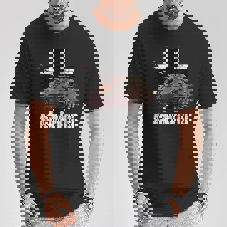 Jagdpanther ハンティング パンサー ドイツ戦車 デストロイヤー Tシャツ 面白い贈り物