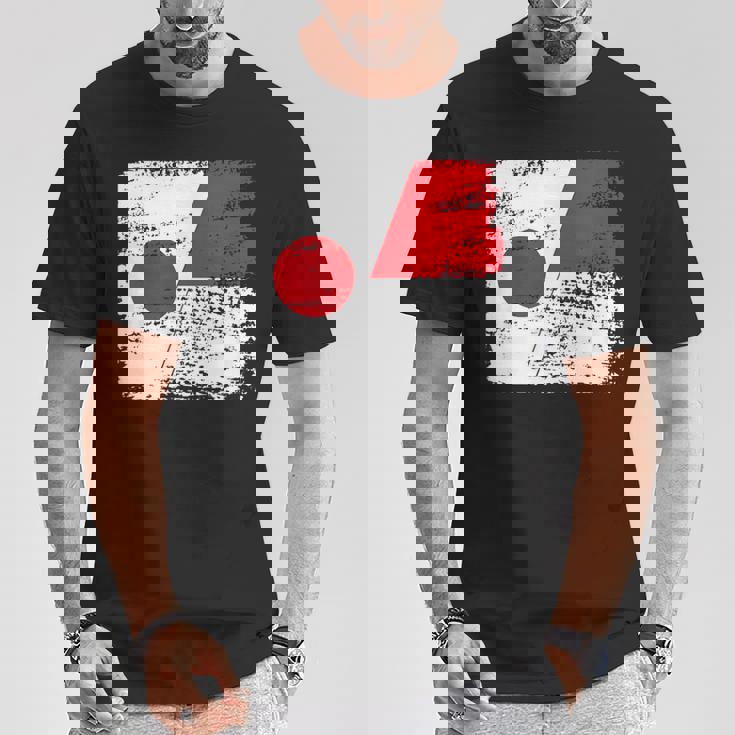 Japanese Flag Indonesiaインドネシアの遺産 インドネシアのルーツ 日本の国旗 インドネシアの国旗 Tシャツ 面白い贈り物