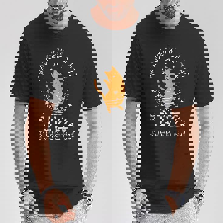 Jazz Dance Cat Jazz Tシャツ 面白い贈り物