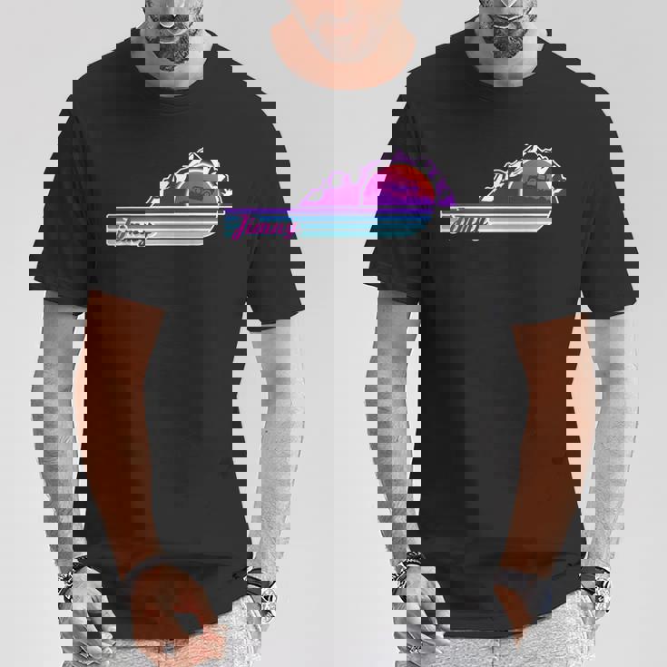 Jb74 Jb64 ジムニー ヴィンテージデザイン サーフ 80年代 オフロード 4X4 4Wd Tシャツ 面白い贈り物