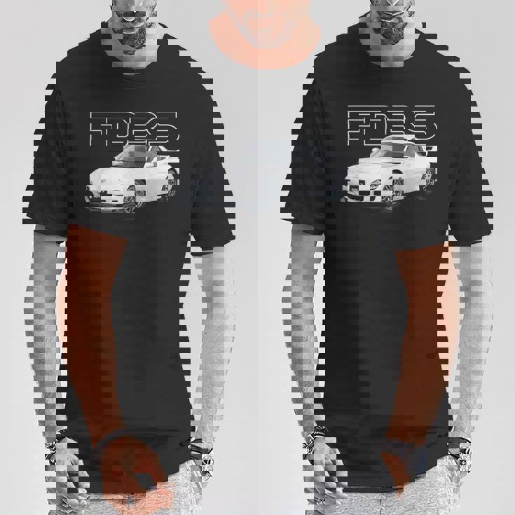 Jdm Fd ロータリーカー ホワイト Tシャツ 面白い贈り物