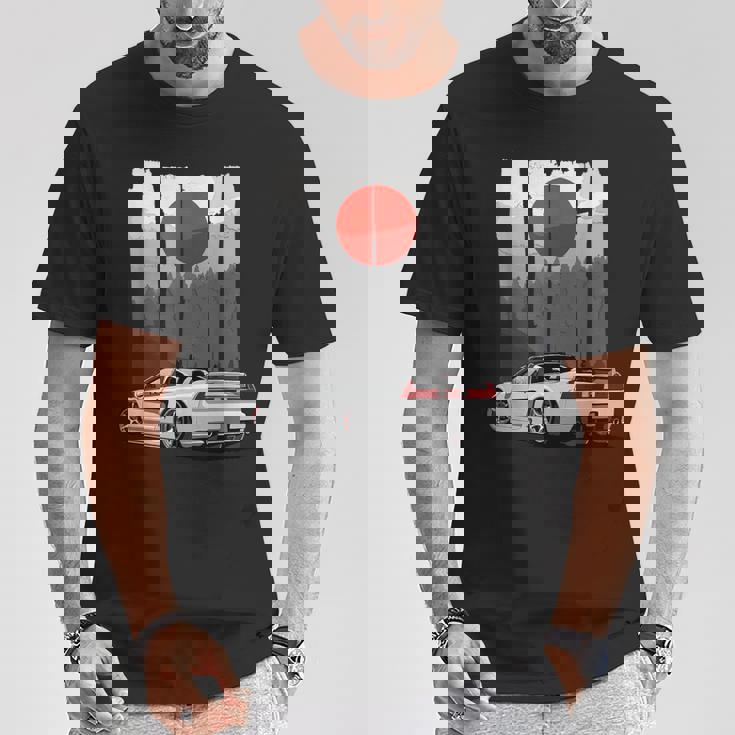 Jdm Nsx カーチューニング ジャパン ライジング サン ドリフト インポート Tシャツ 面白い贈り物