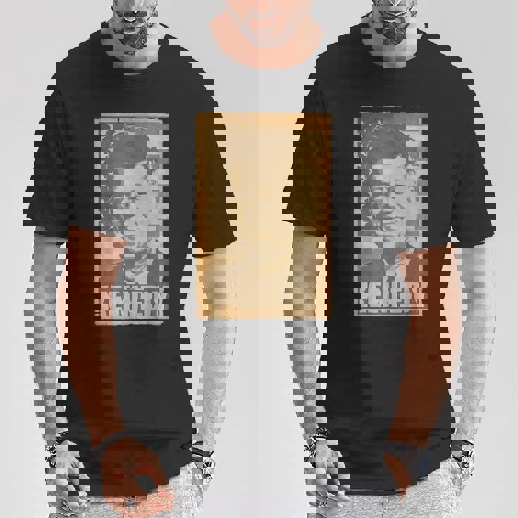 Jfk ジョン・F・ケネディ・トーンポスター Tシャツ 面白い贈り物