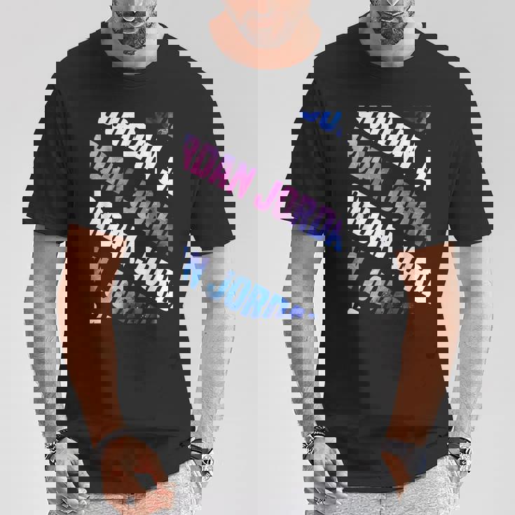 Jordan迷彩柄水彩カモフラージュ Tシャツ 面白い贈り物