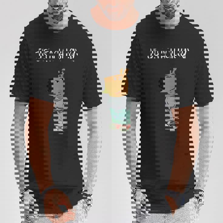 Just A Chill Guy Meme T-Shirt Lustige Geschenke