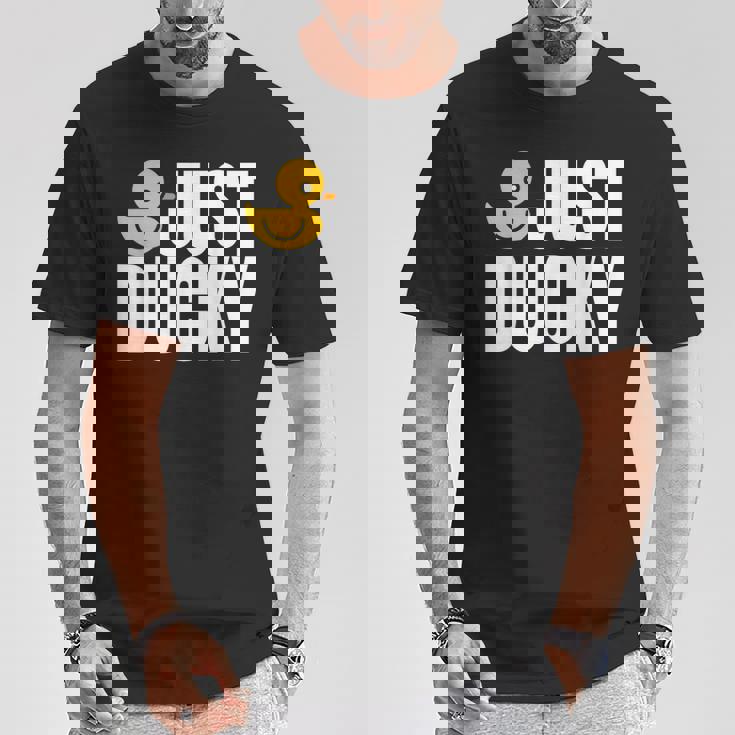 Just Duckyラバーダック Tシャツ 面白い贈り物