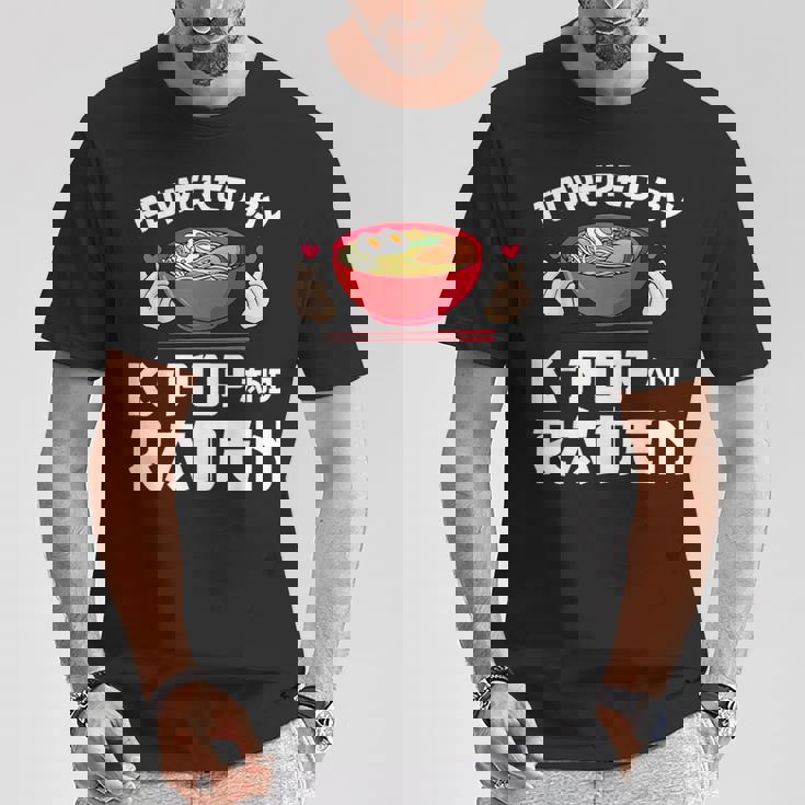 K-Pop And ラーメン 韓国 Tシャツ 面白い贈り物
