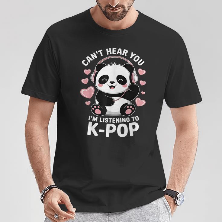 K-Pop Can't Hear You I'm Listening K-Pop K Pop Kawaii Kpop T-Shirt Unique Gifts K-Pop Can't Hear You I'm Listening K-Pop K Pop Kawaii Kpop T-Shirt Unique Gifts