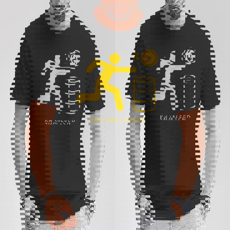 Kan Jam レジェンド ディスクトス アウトドアゲーム Tシャツ 面白い贈り物