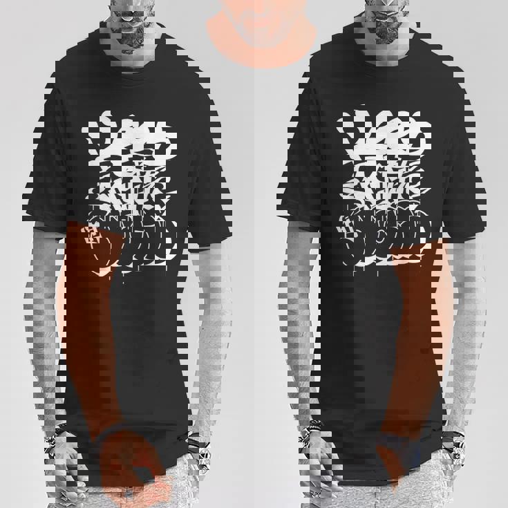 Keep Writing My Name ホワイト グラフィティ タギング 爆撃シャツ Tシャツ 面白い贈り物