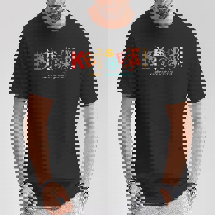 Kets4eki Devils Neighborhood レトロ アパレル Tシャツ 面白い贈り物