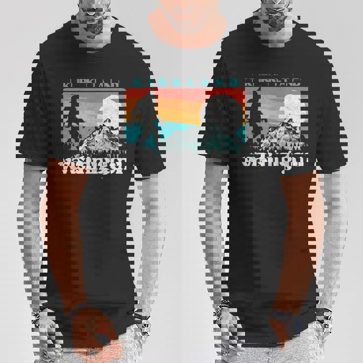 Kirkland Washington Retro 80S Bigfoot Tシャツ 面白い贈り物