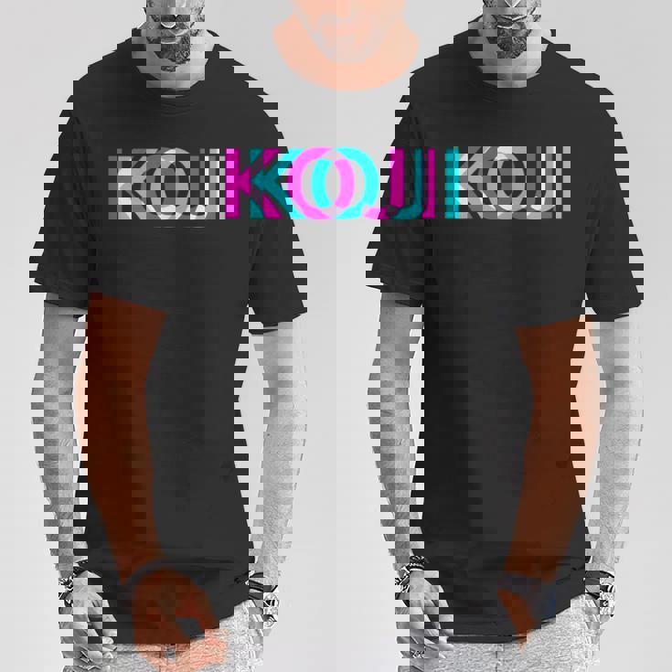 Koji こんにちは、私の名前はファーストネームタグ Tシャツ 面白い贈り物