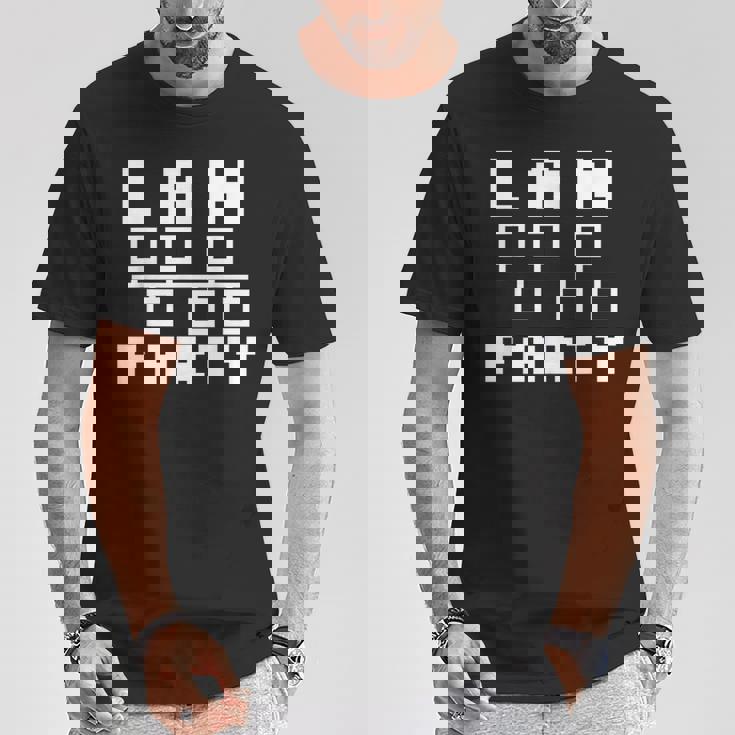 Lan Party レトロゲームtシャツ Tシャツ 面白い贈り物