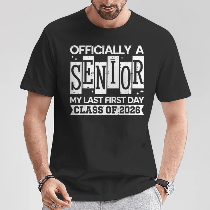 My Last First Day Class Of 2026 Senior Back To School 2026 T-Shirt | Mazezy