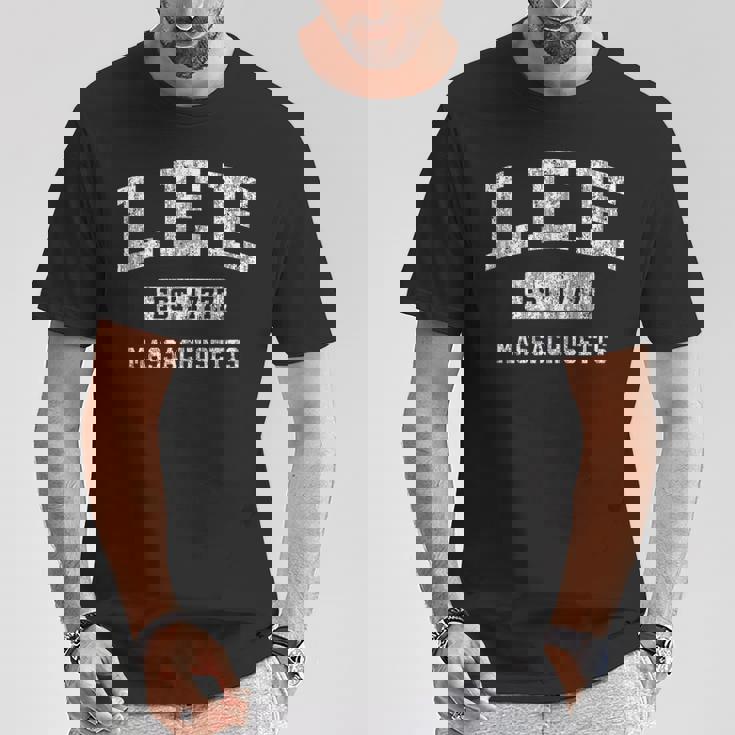 Lee Massachusetts Ma ビンテージ スポーツ 確立されたデザイン Tシャツ 面白い贈り物