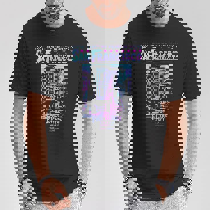 I Left My Heart Inan Francisco Full House Tシャツ 面白い贈り物