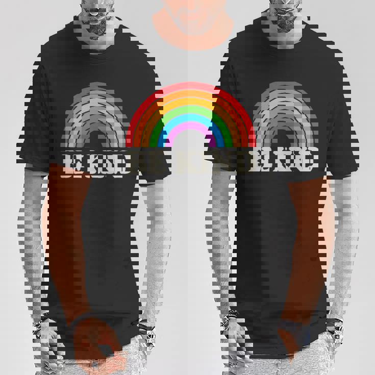 Lgbtq Be Kind Pocket Gay Pride Lgbt Ally Rainbowintage Tシャツ 面白い贈り物