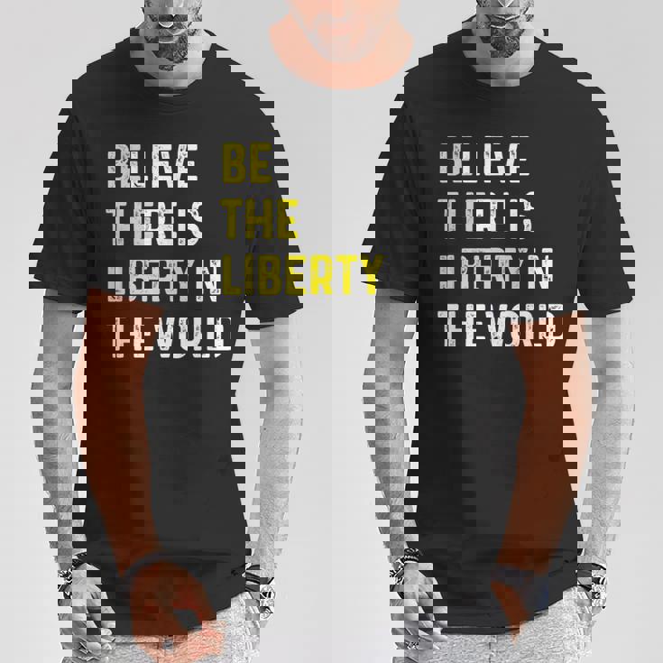 Be The Liberty Libertarian Activist Anarchy Ancap Minarchist Tシャツ 面白い贈り物