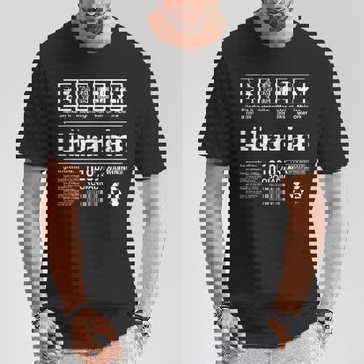 Librarian 面白い図書館ギフト Tシャツ 面白い贈り物