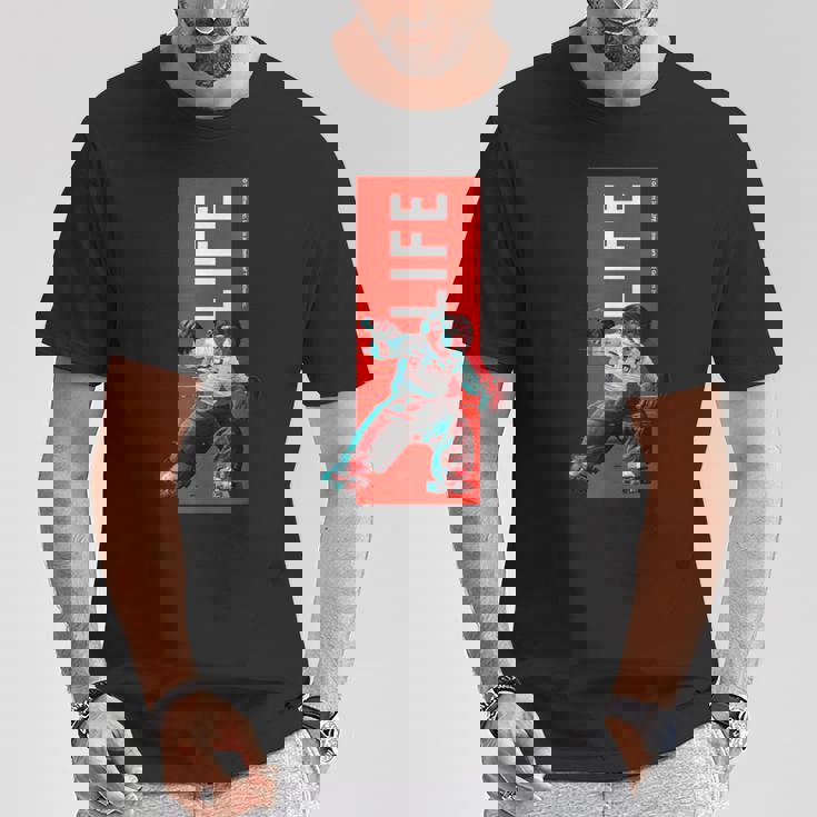 Life Picture Collection チンパンジー（3） Tシャツ 面白い贈り物