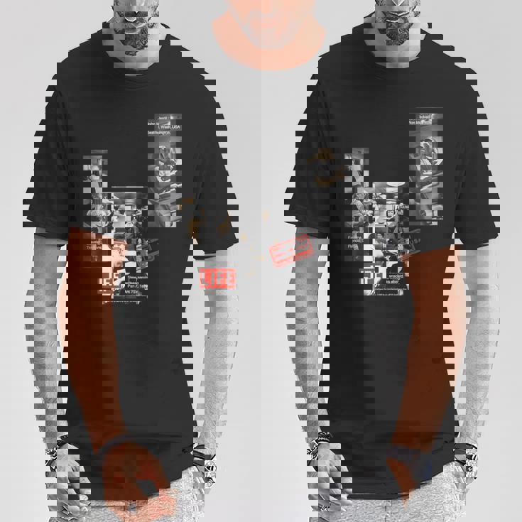 Life Picture Collection トラベル（7） 飛行機 ／ 空の旅 ／ スチュワーデス ／ 旅行者 Tシャツ 面白い贈り物