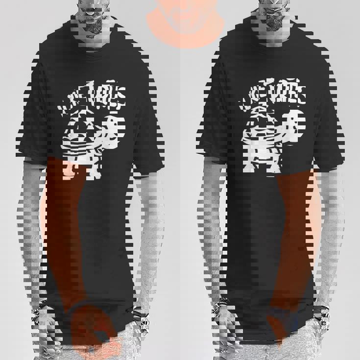 I Like Turtles かわいい 亀 愛 亀 海 動物 好き Tシャツ 面白い贈り物