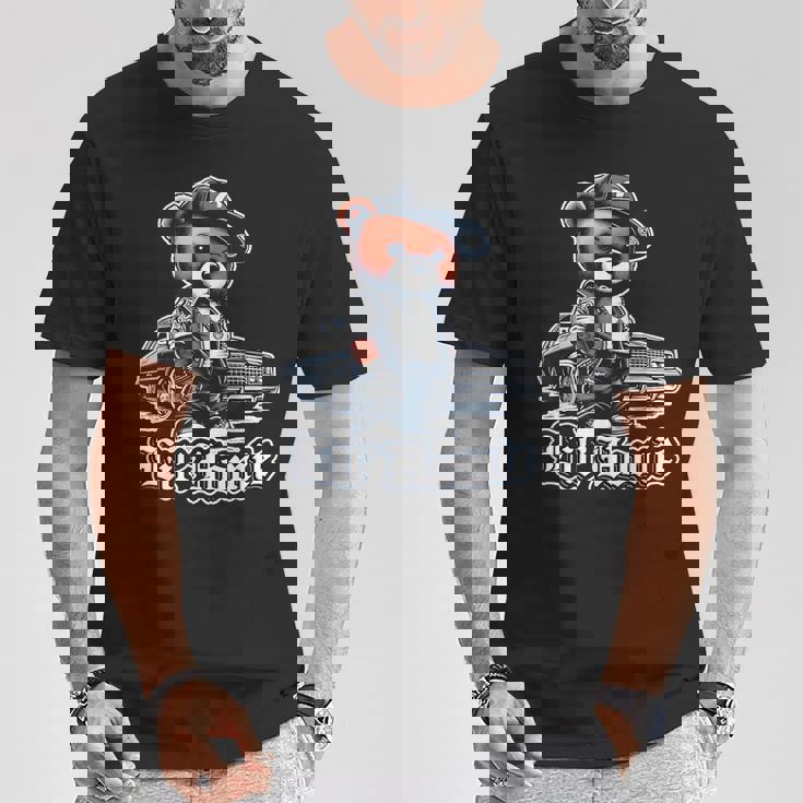 Lil Homie Lowrider かわいいテディベア ヒップホップ ローライダー チカーノ Tシャツ 面白い贈り物
